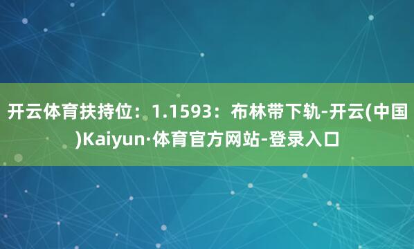 开云体育扶持位：1.1593：布林带下轨-开云(中国)Kaiyun·体育官方网站-登录入口